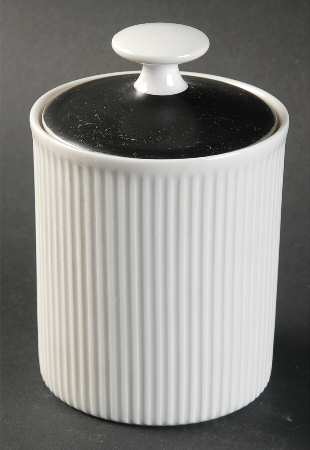 Athena Ebony Sugar Bowl & Lid