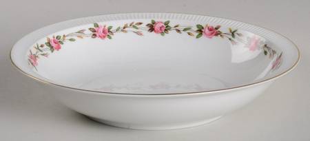 Athena Rose Rim Soup Bowl