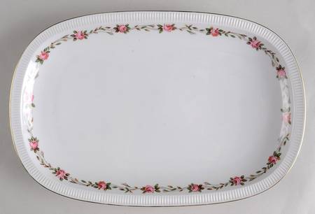 Athena Rose 12" Oval Serving Platter