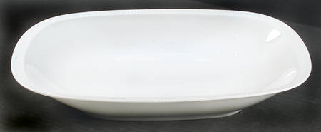 Athena White 13"  Rectangular Baker