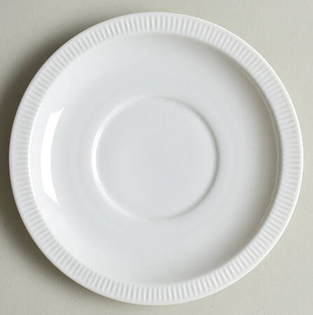 Athena White Saucer for Flat Cup