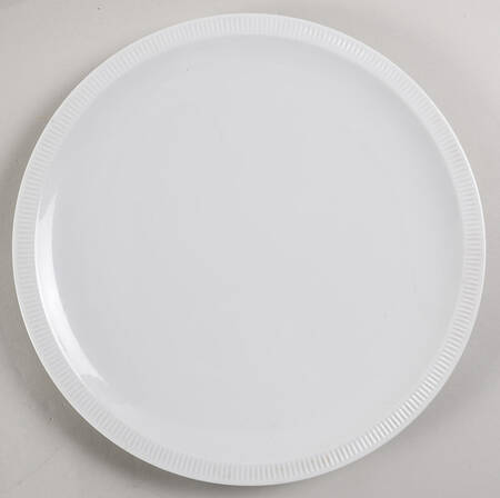 Athena White 12" Chop Plate (Round Platter)