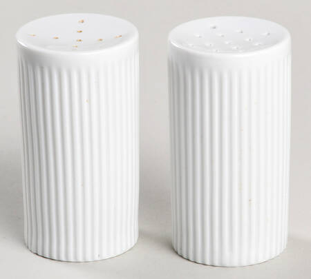 Athena White Salt & Pepper Set
