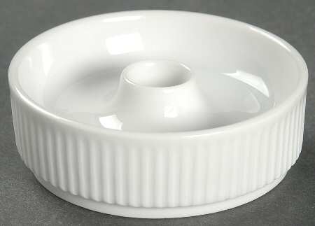 Athena White Single Light Candlestick