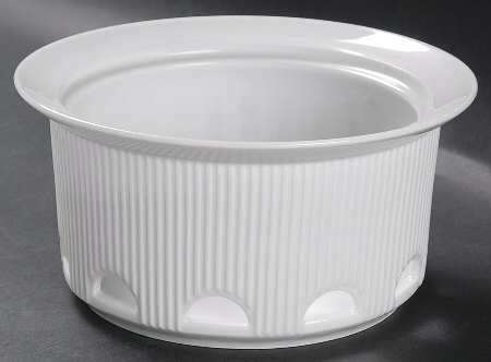Athena White Bottom for 2 Pc Warmer Stand