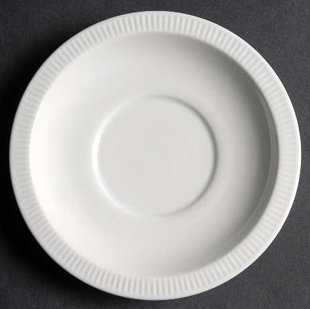 Athena White Saucer for Flat Cup