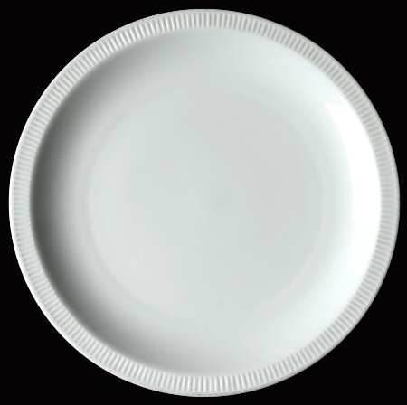 Athena White Luncheon Plate