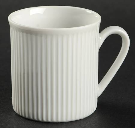 Athena White Flat Demitasse Cup