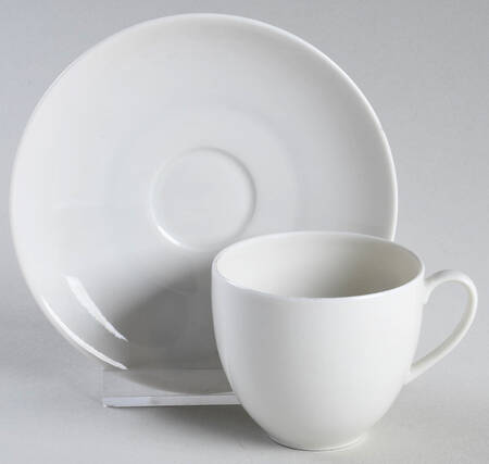 Bianco (Shape 1495) Flat Demitasse Cup & Saucer Set