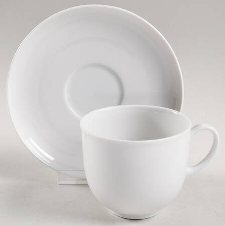 Bianco (Shape 1495) Flat Cup & Saucer Set