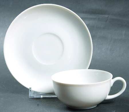 Bianco (Shape 1495) Flat Demitasse Cup & Saucer Set