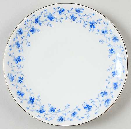 Blue Flowers (Gold Trim, Coupe) by Arzberg