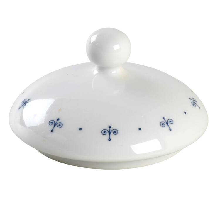 Blue Lace Lid for Sugar Bowl