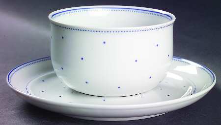Blue Lagoon Open Sauce Boat & Underplate