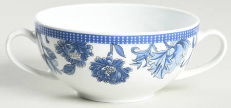Blues Flat Cream Soup Bowl