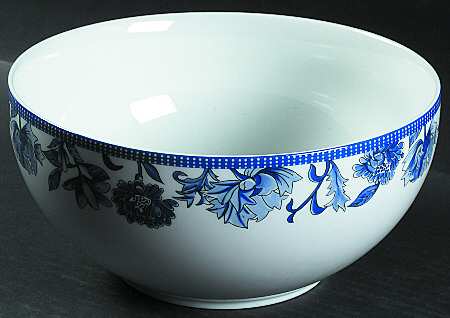 Blues 9" Round Vegetable Bowl