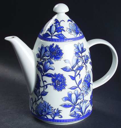 Blues Coffee Pot & Lid