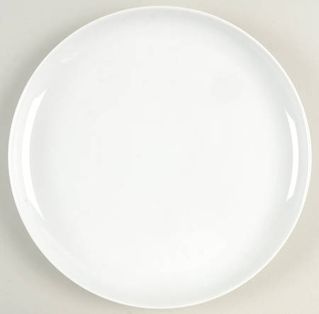 Brasilia White Luncheon Plate