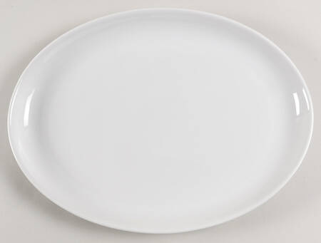 Brasilia White 15" Oval Serving Platter