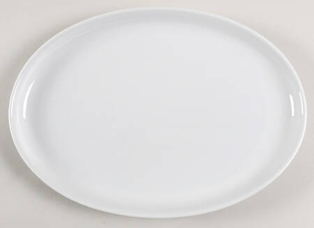Brasilia White 12" Oval Serving Platter