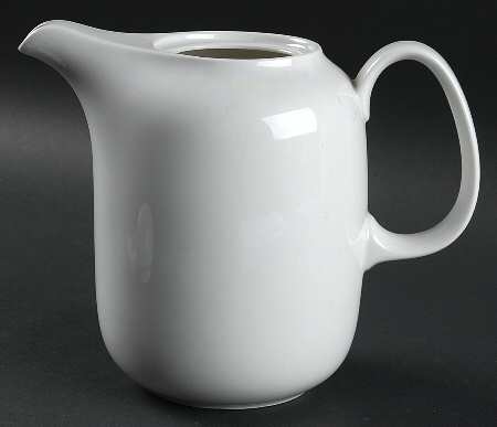 Brasilia White Coffee Pot No Lid