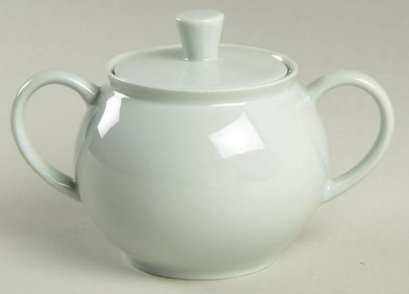 Celadon Sugar Bowl & Lid