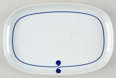 Colon Blue 12" Oval Serving Platter