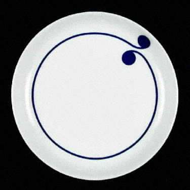 Colon Blue Bread & Butter Plate