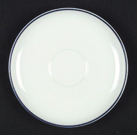 Contrast (Blue Trim) Saucer for Flat Cup