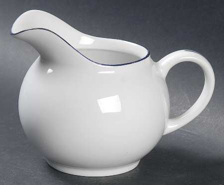 Contrast (Blue Trim) Creamer