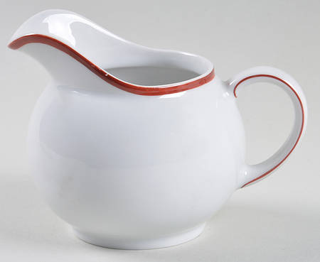 Contrast (Red Trim) Creamer