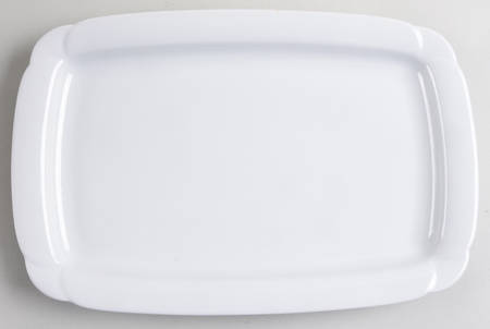 Corso White 12" Rectangular Serving Platter