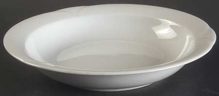 Corso White Rim Soup Bowl