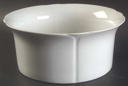 Corso White 9" Round Vegetable Bowl