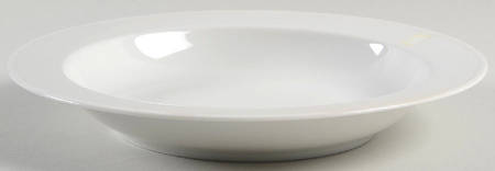 Europe White Large Rim Soup Bowl