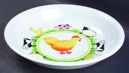 Farm Fun Coupe Soup Bowl