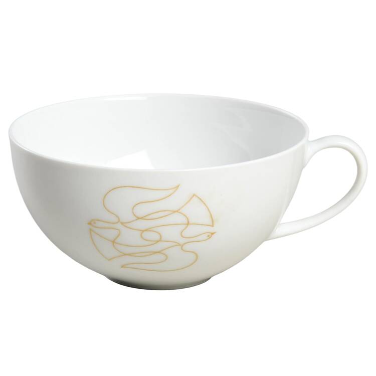 Golden Swallow Flat Cup