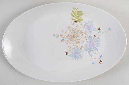 Gossamer 12" Oval Serving Platter by Arzberg