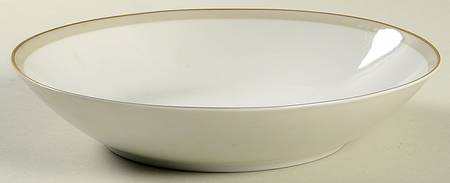 Grey Band with Gold Coupe Soup Bowl