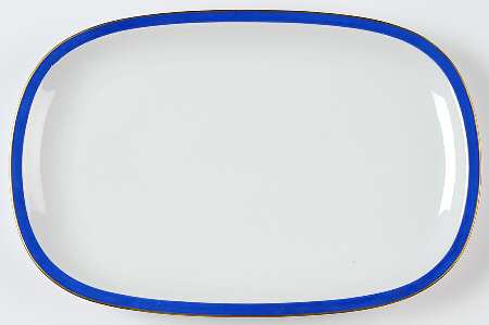 Grand Prix Cobalt Blue 14" Oval Serving Platter