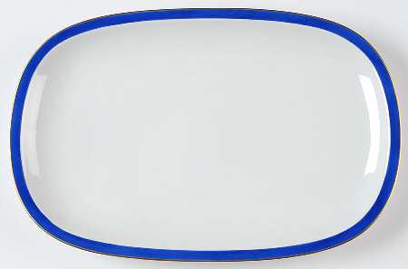 Grand Prix Cobalt Blue 12" Oval Serving Platter