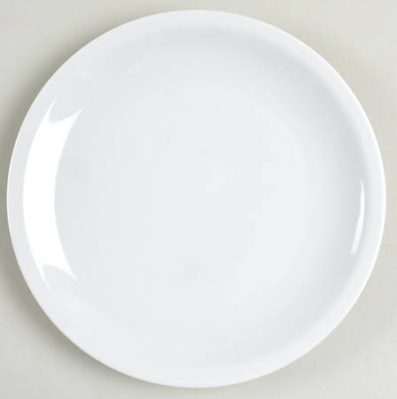 Grand Prix White Salad Plate