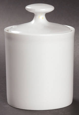 Grand Prix White Mini Sugar Bowl & Lid