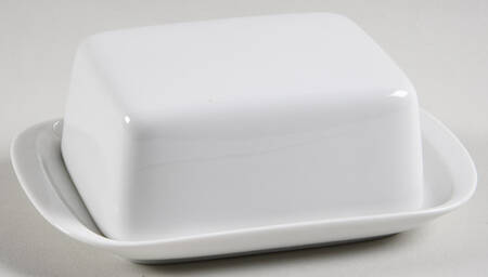 Grand Prix White Square Covered Butter