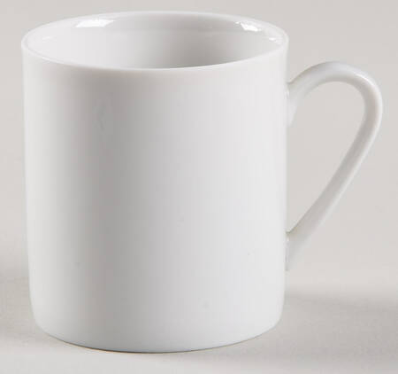 Grand Prix White Flat Demitasse Cup