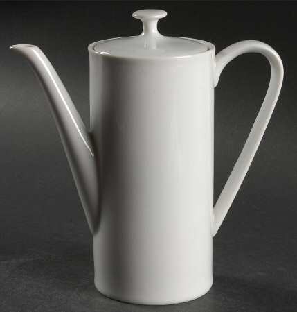 Grand Prix White Mini Coffee Pot & Lid