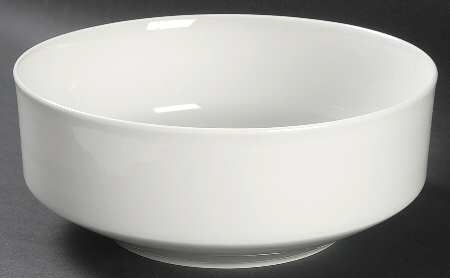 Grand Prix White 8" Round Vegetable Bowl