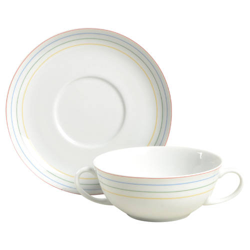 Harmony Flat Cream Soup Bowl & Saucer Set