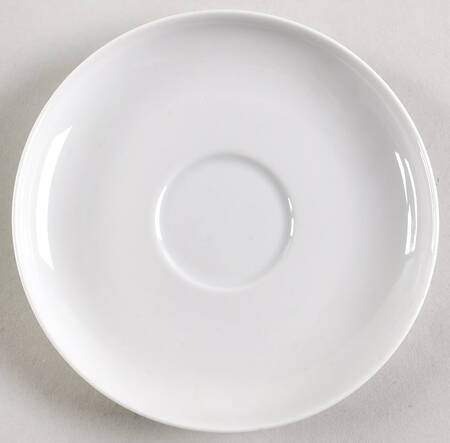 Hobby White Saucer for Flat Cup