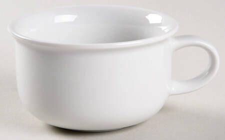 Hobby White Flat Cup
